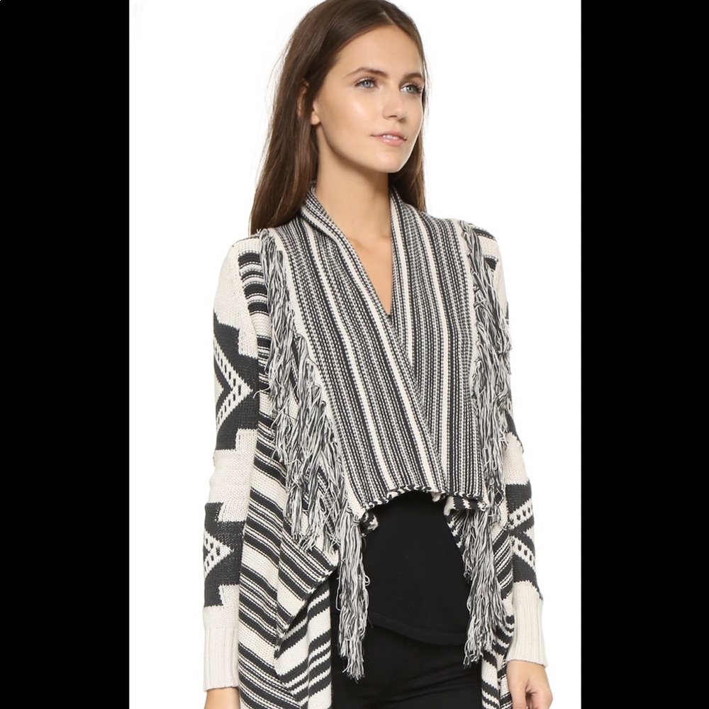 PJ Salvage Fringe Cardigan